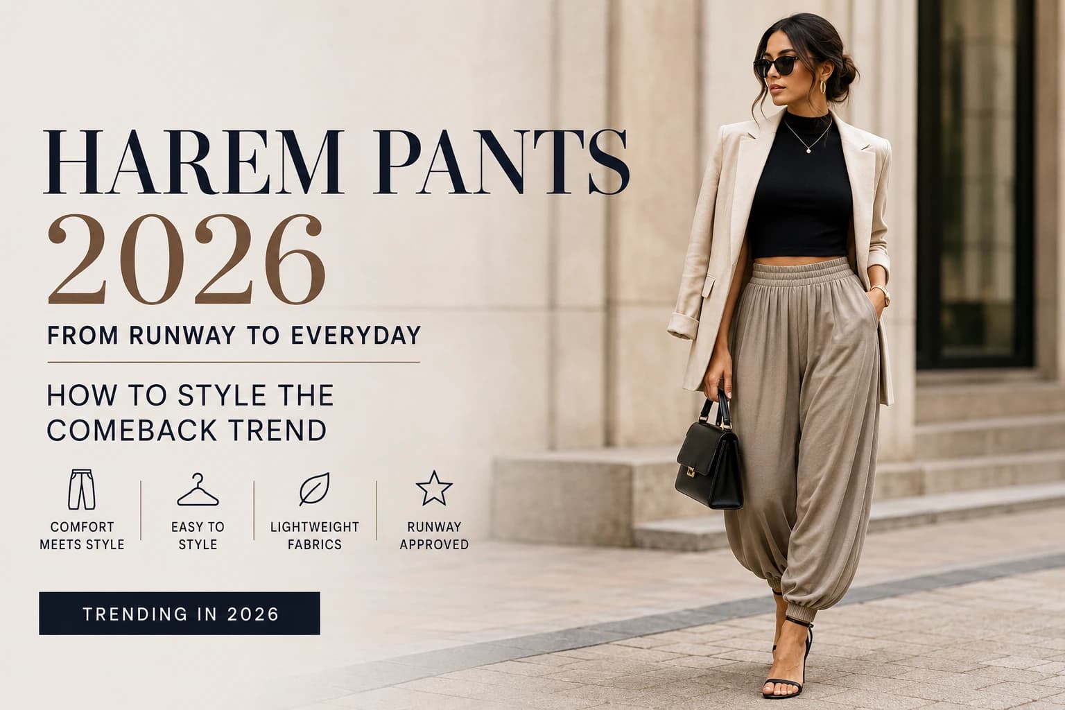 Harem Pants 2026: From Runway to Everyday — How to Style the Comeback Trend
